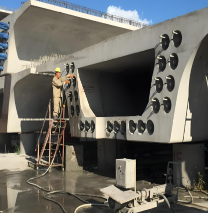 太子河压浆料施工流程及注意事项